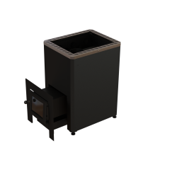 Пещ за сауна на дърва - VILPRA ETNA-22-LV с външна горивна камера 