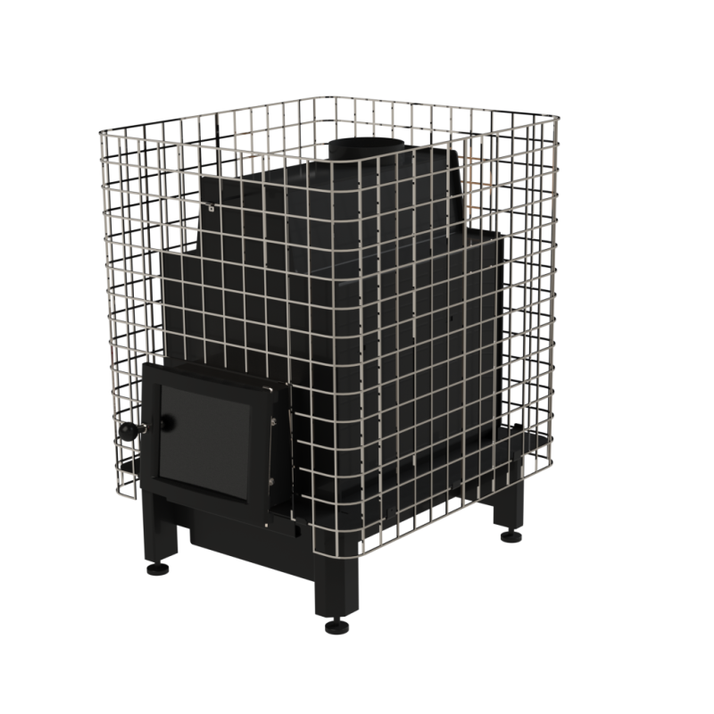 Пещ за сауна на дърва - VILPRA ETNA-22-N-V с вътрешна горивна камера