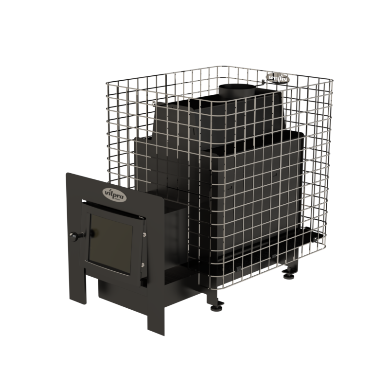 Пещ за сауна на дърва - VILPRA ETNA-22-NL-V с външна горивна камера