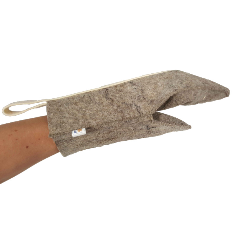 Филцова ръкавица за сауна