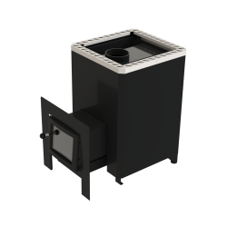 Пещ за сауна на дърва - VILPRA FORNAX-14-LV с външна горивна камера 