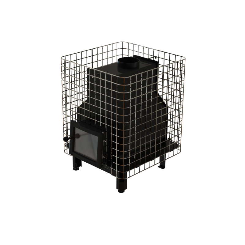 Пещ за сауна на дърва - VILPRA FORNAX-14-NV с вътрешна горивна камера