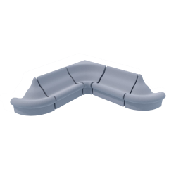 Парна седалка за сауна V-1 