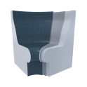 Парна седалка за сауна V-2 - 3