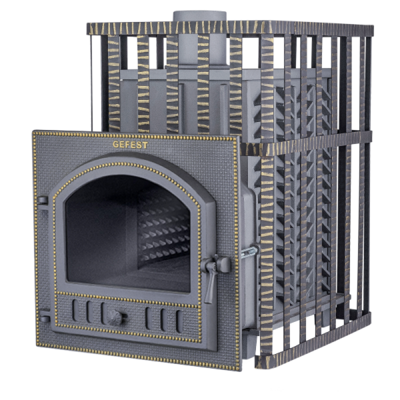 Печка за сауна на дърва - Gefest GFS ZK 30 (P) в решетка