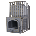 Печка за сауна на дърва - Gefest GFS ZK Uragan 40 (M) в решетка - 0
