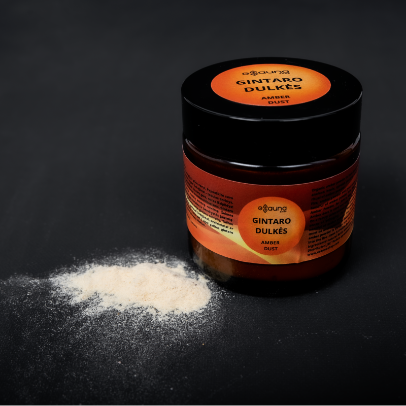 20 грама натурален балтийски кехлибар на прах за сватбени или семейни тържества