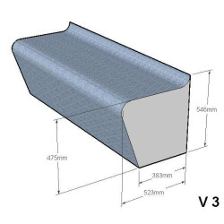 Парна седалка за сауна V-3  Парна седалка за сауна V-3