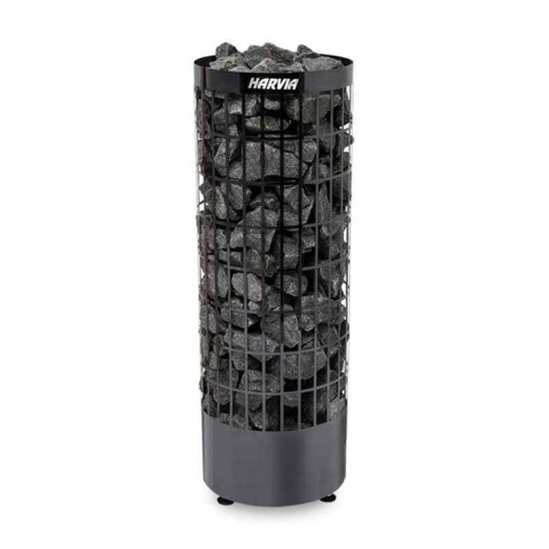 Електрическа печка за сауна - HARVIA Cilindro Black Steel PC70E 6,8 kW