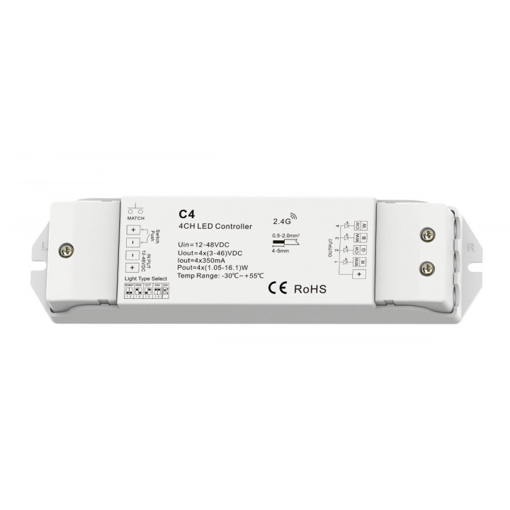 Безжичен драйвер Harvia LC-CC-VP RGBW LED, CC 350 mA, 33.6 W