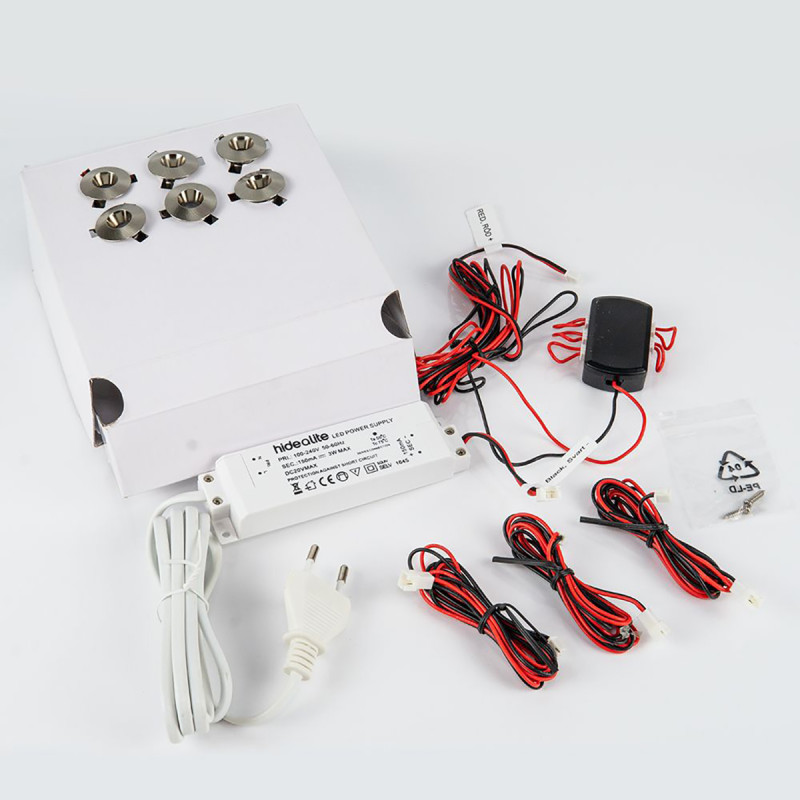 Осветление за сауна HIDEALITE, 6 бр.