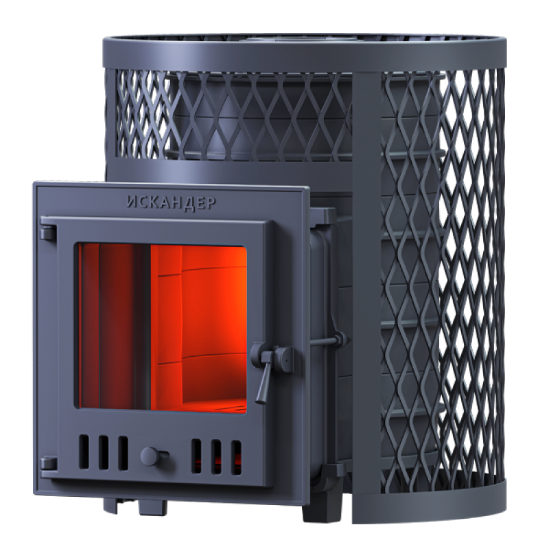 Печка за сауна на дърва GEFEST - Искандер 25 (М) Грил