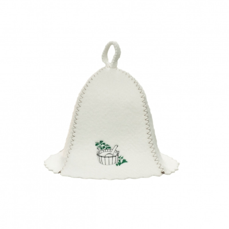 Шапка за сауна - кофа с черпак