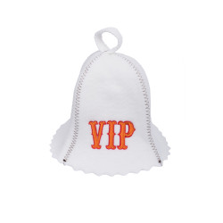 Шапка за сауна - VIP, бяла  Шапка за сауна - VIP, бяла