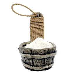 Керамичен съд за сол за сауна - буре 200 мл 