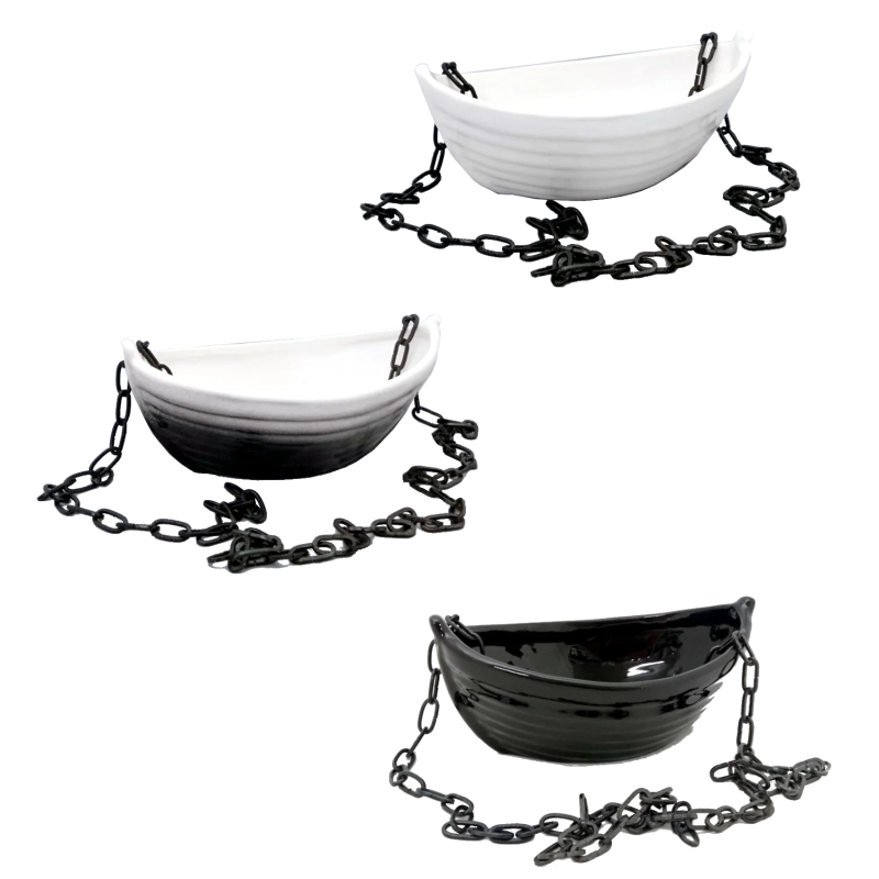 Керамичен съд за аромати - лодка с верига