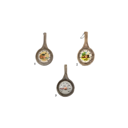 Керамичен термометър за сауна - тиган 