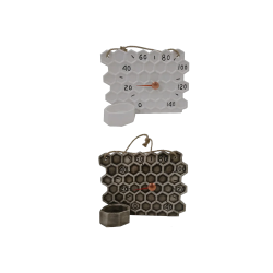 Керамичен термометър за сауна - пчелна пита 