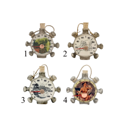 Керамичен термометър за сауна - корабен рул 