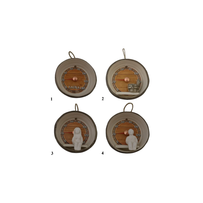 Керамичен термометър за сауна - варел