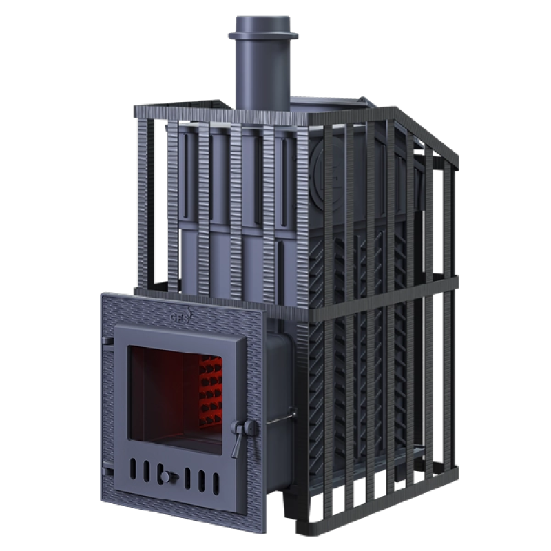 Пещ за сауна на дърва GEFEST - GFS ZK Uragan 18 (M) с решетка