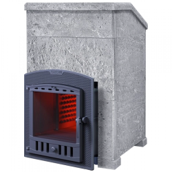 Пещ за сауна на дърва - Комплект GEFEST GROM 30 (P2) President 1020/60 ТАЛКОМАГНЕЗИТ 