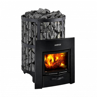 Печка за сауна на дърва - HARVIA Legend 240 Duo, черна