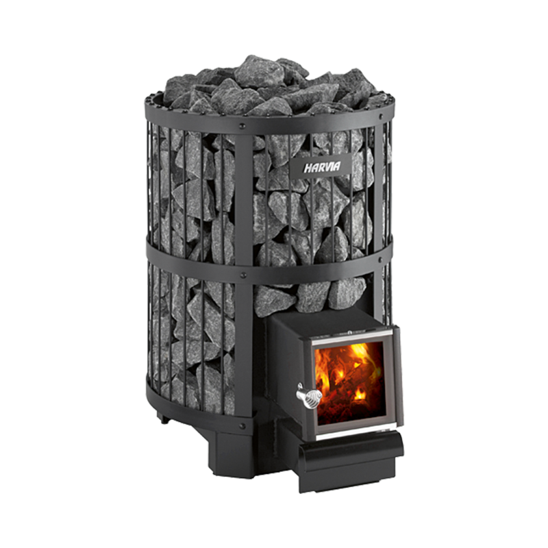 Печка за сауна на дърва - HARVIA Legend 240 SL BimSchV2, черна