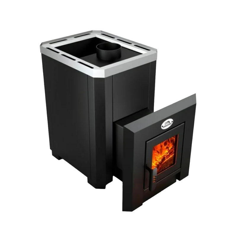 Печка за сауна на дърва - NOVA KLASSIK 26 със стъклена врата