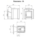 Печка за сауна на дърва - НОВА ПАНОРАМА 18 - 2