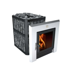 Печка за сауна на дърва - NOVA PANORAMA 26 с мрежа 