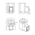 Печка за сауна на дърва - STOVEMAN 16-LS - 2