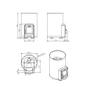 Печка за сауна на дърва - STOVEMAN 20R HEAVY - 3