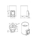 Печка за сауна на дърва - STOVEMAN 20R-LS - 2