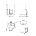 Печка за сауна на дърва - STOVEMAN 20R - 2