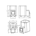 Печка за сауна на дърва - STOVEMAN 24 LS - 2