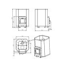 Печка за сауна на дърва - STOVEMAN 24 - 2