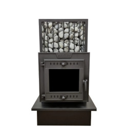 Печка за сауна на дърва - SUMMIT MANASLU с парна кутия и мрежа  Печка за сауна на дърва - SUMMIT MANASLU с парна кутия и мрежа