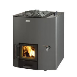 Печка за сауна на дърва - NARVI NC 20 VS с резервоар за вода 