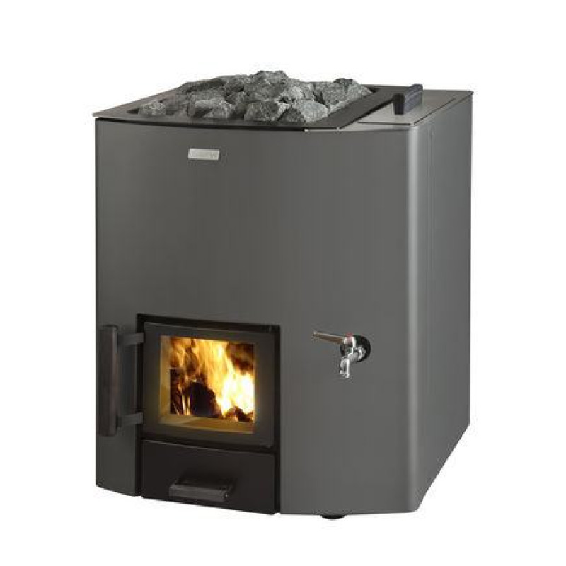 Печка за сауна на дърва - NARVI NC 20 VS с резервоар за вода
