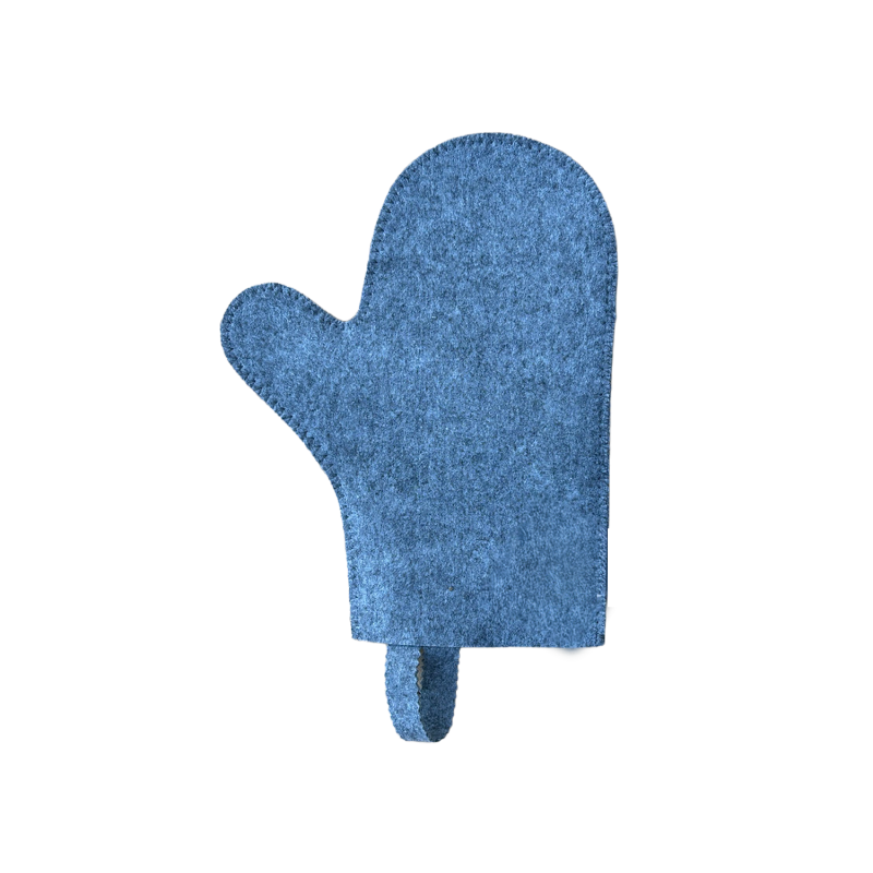 Ръкавица за сауна, сива