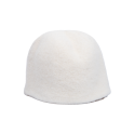 Шапка за сауна - Бяла, вълнена - 0