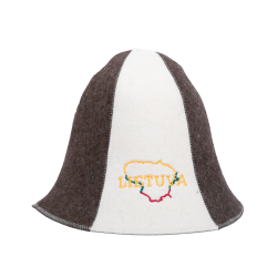 Шапка за сауна - Lietuva, раирана 