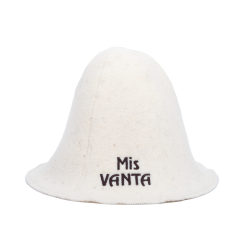Шапка за сауна - Miss Vanta, бяла