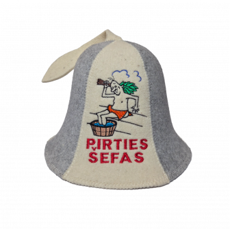 Шапка за сауна - PIRTIES ŠEFAS, висяща