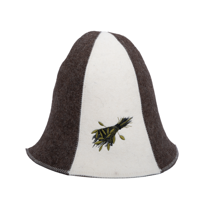 Шапка за сауна - SAUNA WHISK, раирана