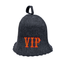 Шапка за сауна - VIP, сива  Шапка за сауна - VIP, сива