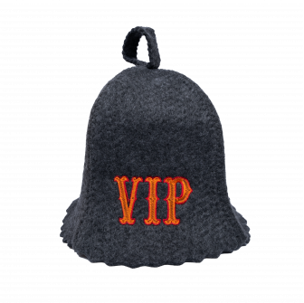 Шапка за сауна - VIP, сива