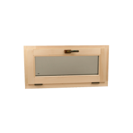 Прозорец за сауна 1000x500, с панти 