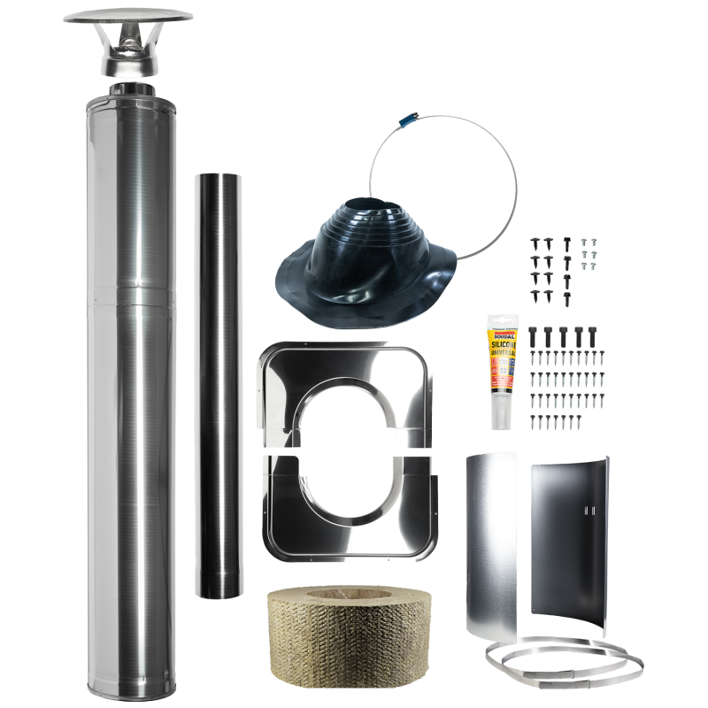 Комплект комин със стоманена изолация - HARVIA